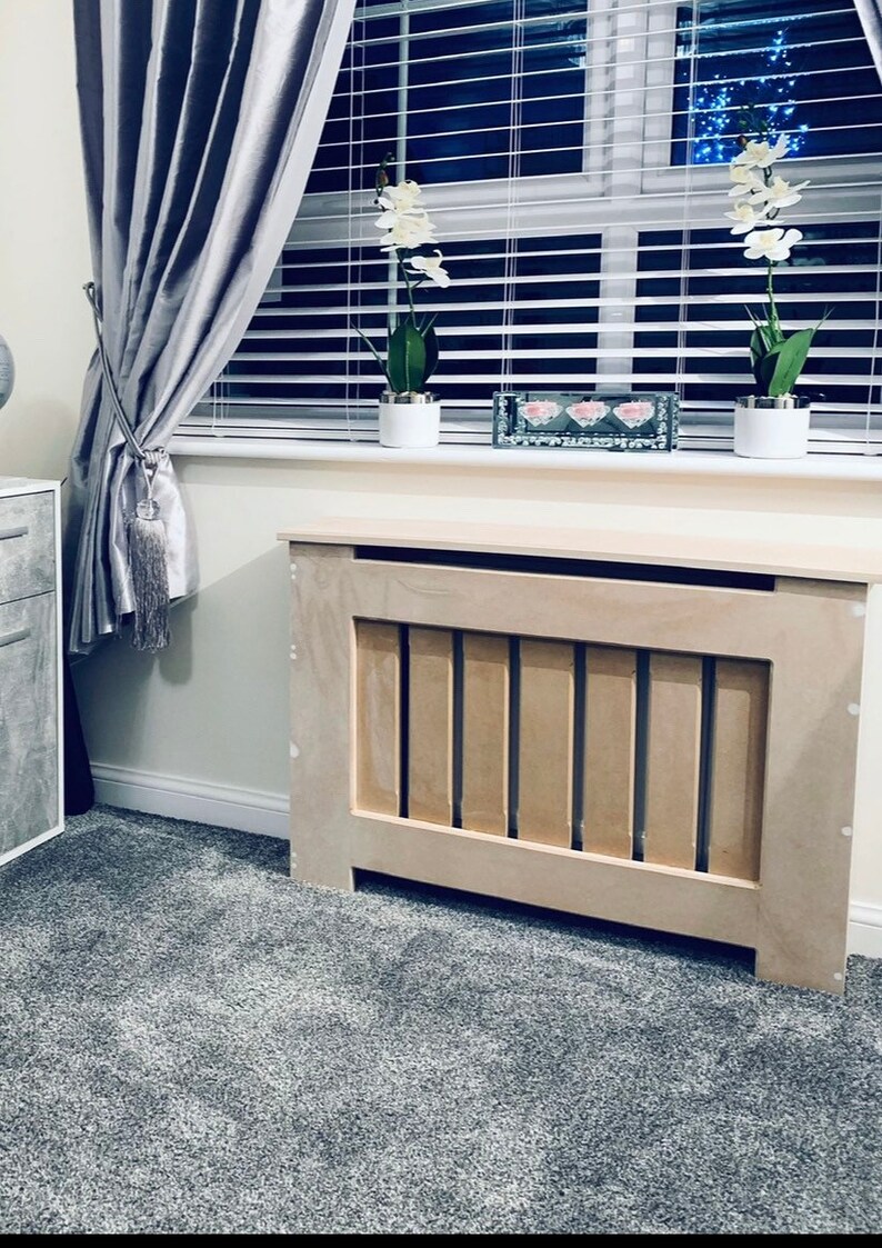 Custom handmade radiator cover unpainted Etsy