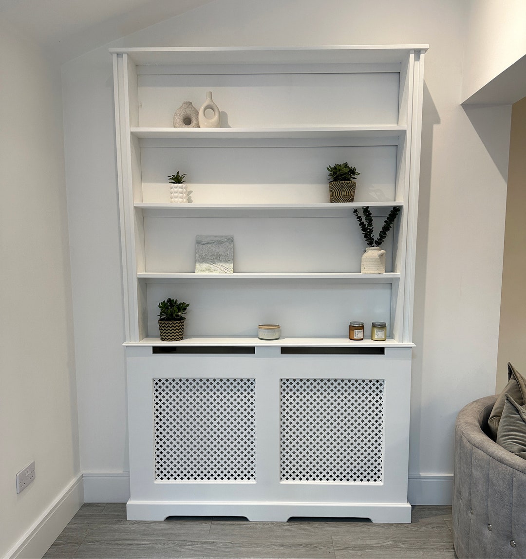 Bookcase Regency Grill Radiator Cover Bookshelf Radiator Etsy UK