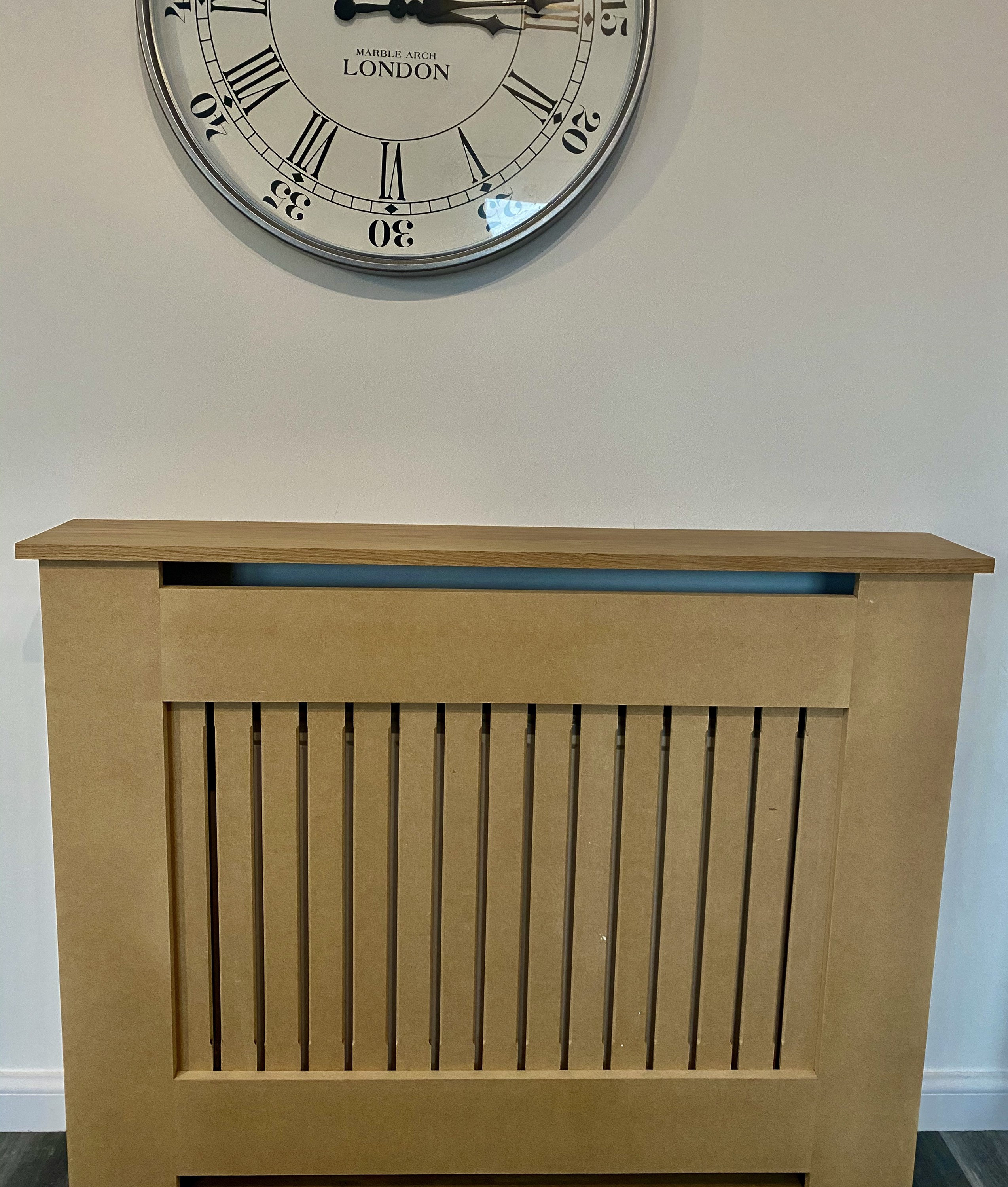 Solid Oak Top Unpainted Radiator Cover UK Handmade Custom Fit Etsy UK