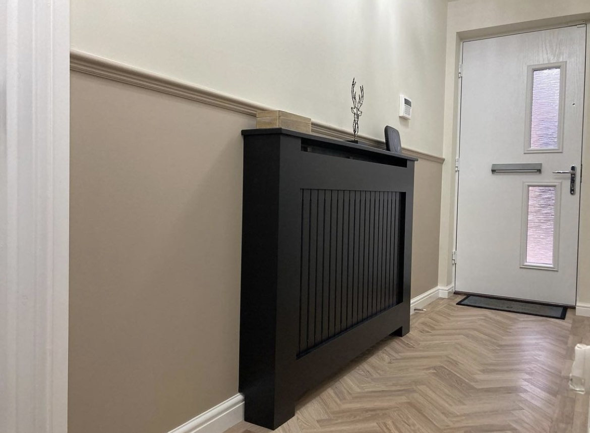 Custom Radiator Cover Black Etsy UK