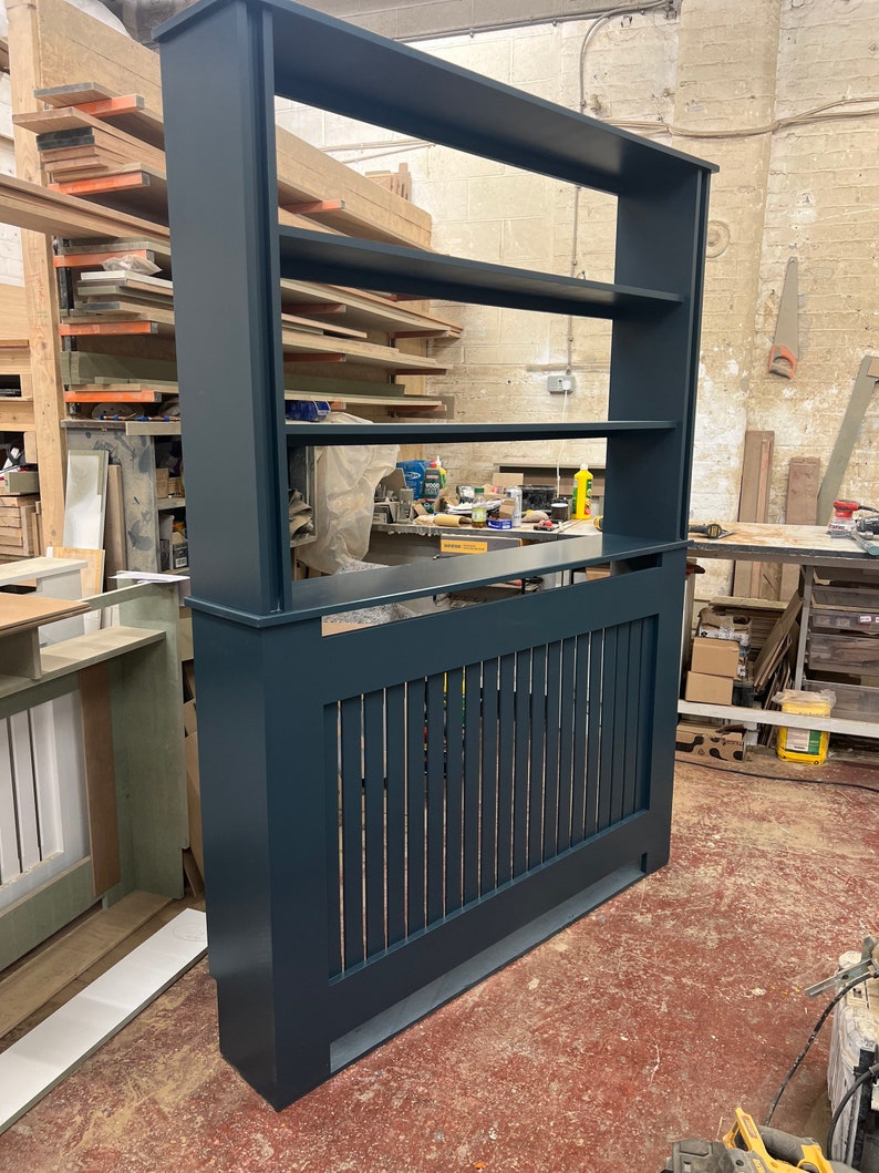 Bookcase Radiator Cover Made to Order Bookshelf Radiator Etsy UK