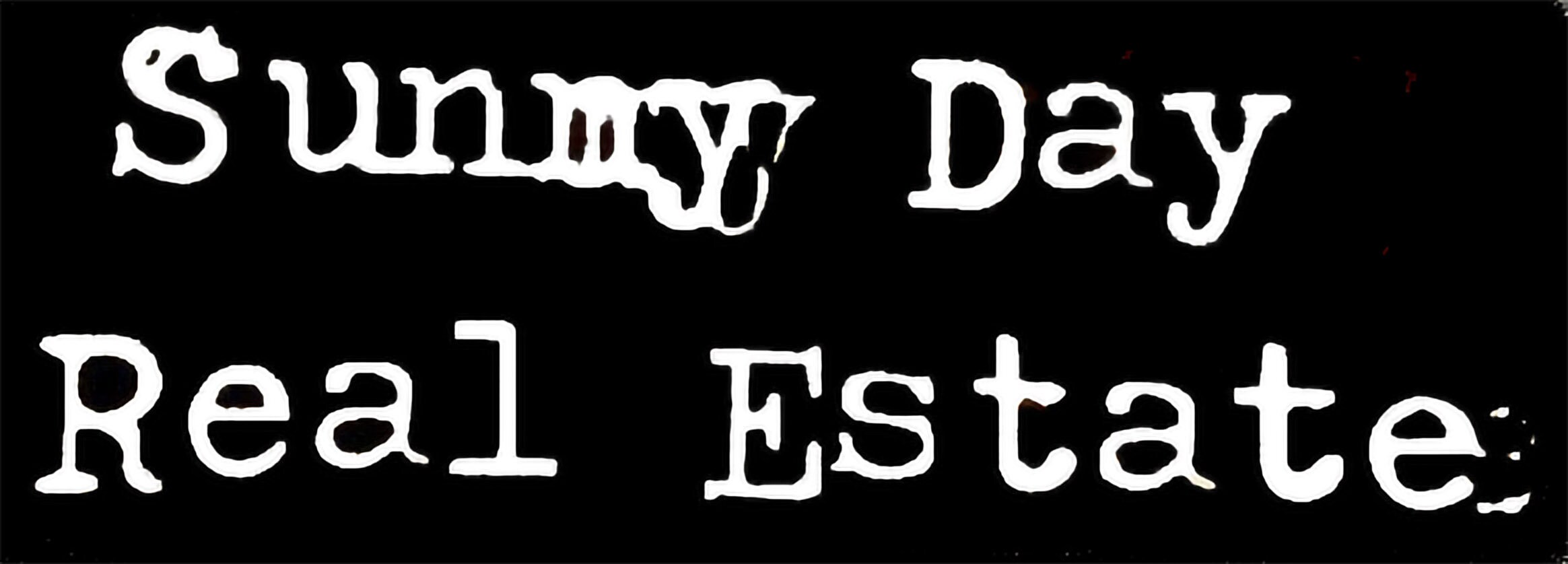 Sunny Day Real Estate Vinyl Stickers Emo Hardcore Etsy