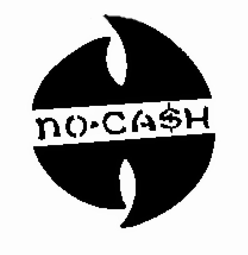 no-cash-band-stickers-art-vinyl-decal-wall-art-etsy