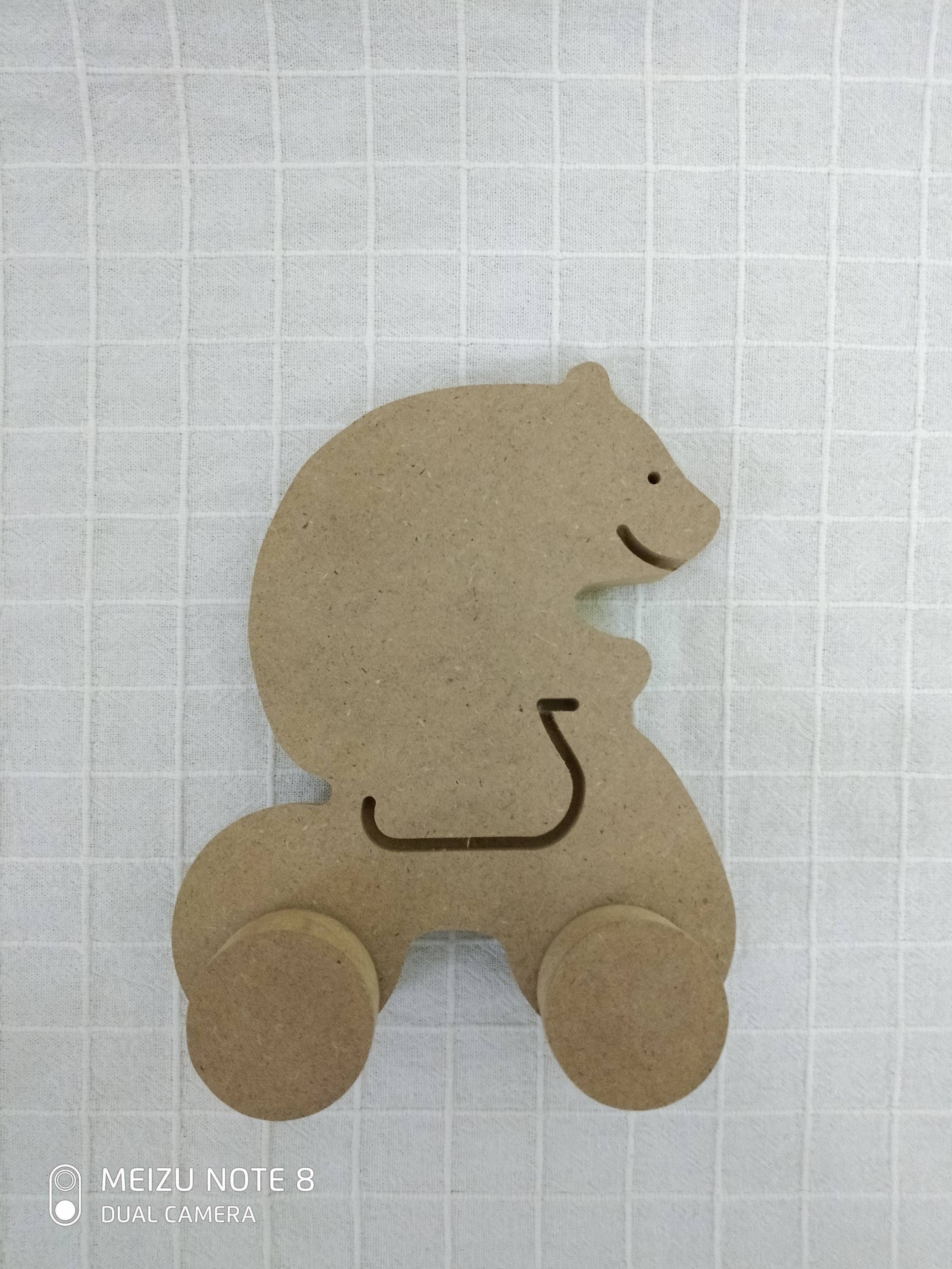 Oso de madera tirar de juguete / juguetes animales / oso sobre | Etsy