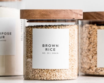 pre printed pantry labels