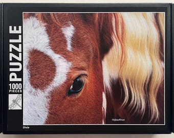 "Puzzle, ein Pferd namens ""Dixie"", Limitierte Auflage, 1000 Teile."