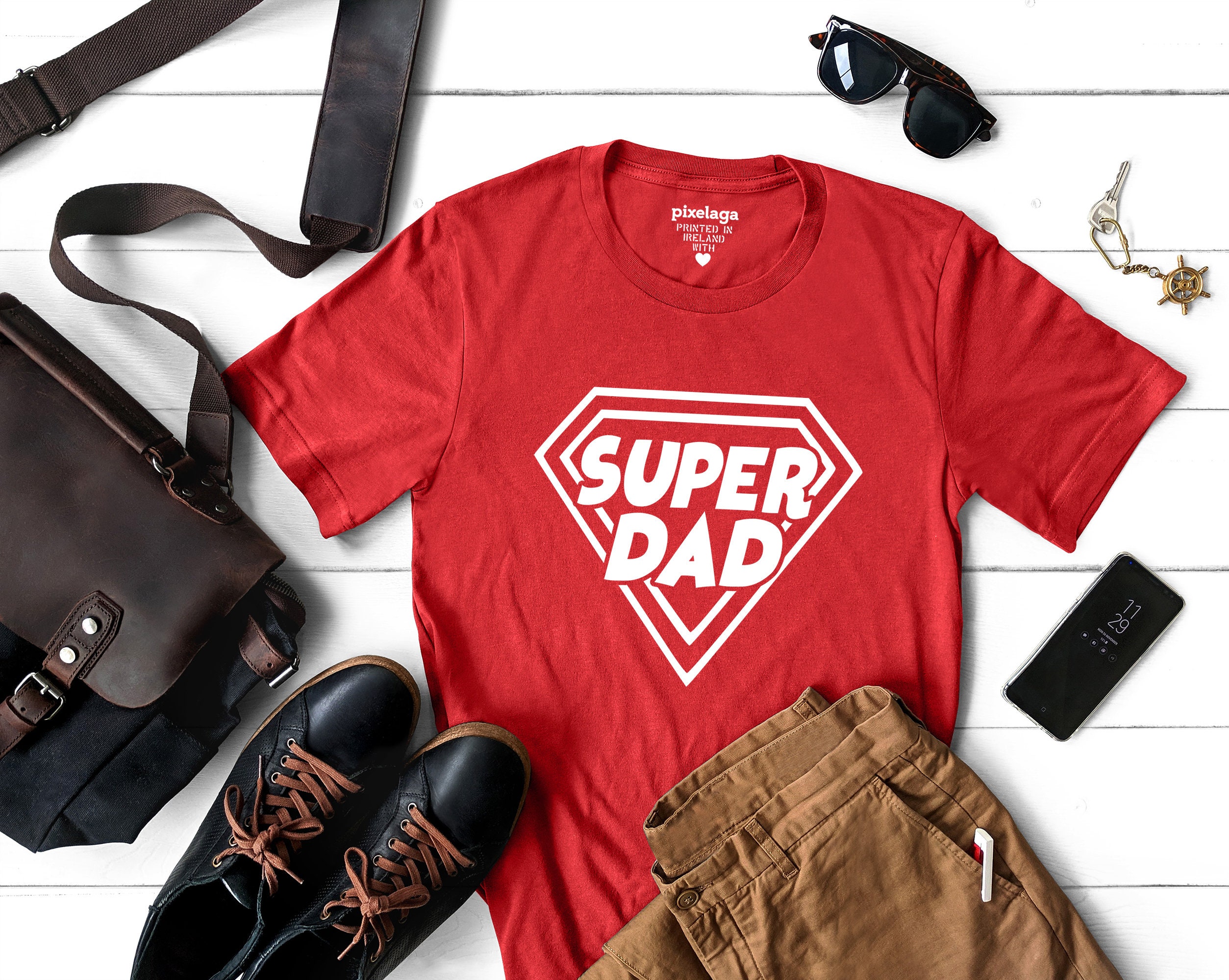 Super Dad Shirt, Dad Gift, Fathers Day Gift, Dad Shirt, Super Dad Gift ...