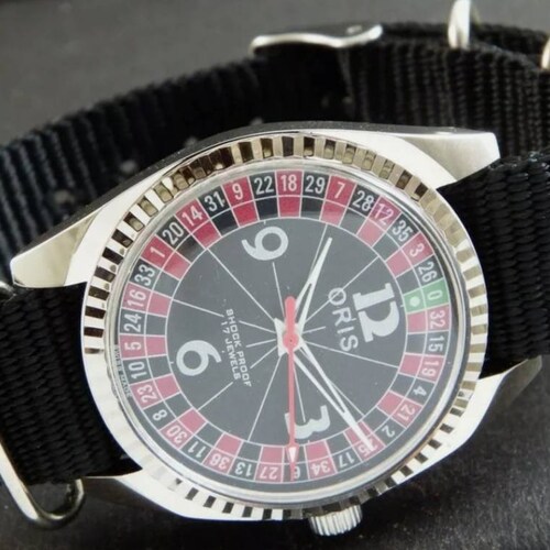 ORIS mechanical hand-Winding Vitange SWISS military Men's Wrist Rolleta shops very rare