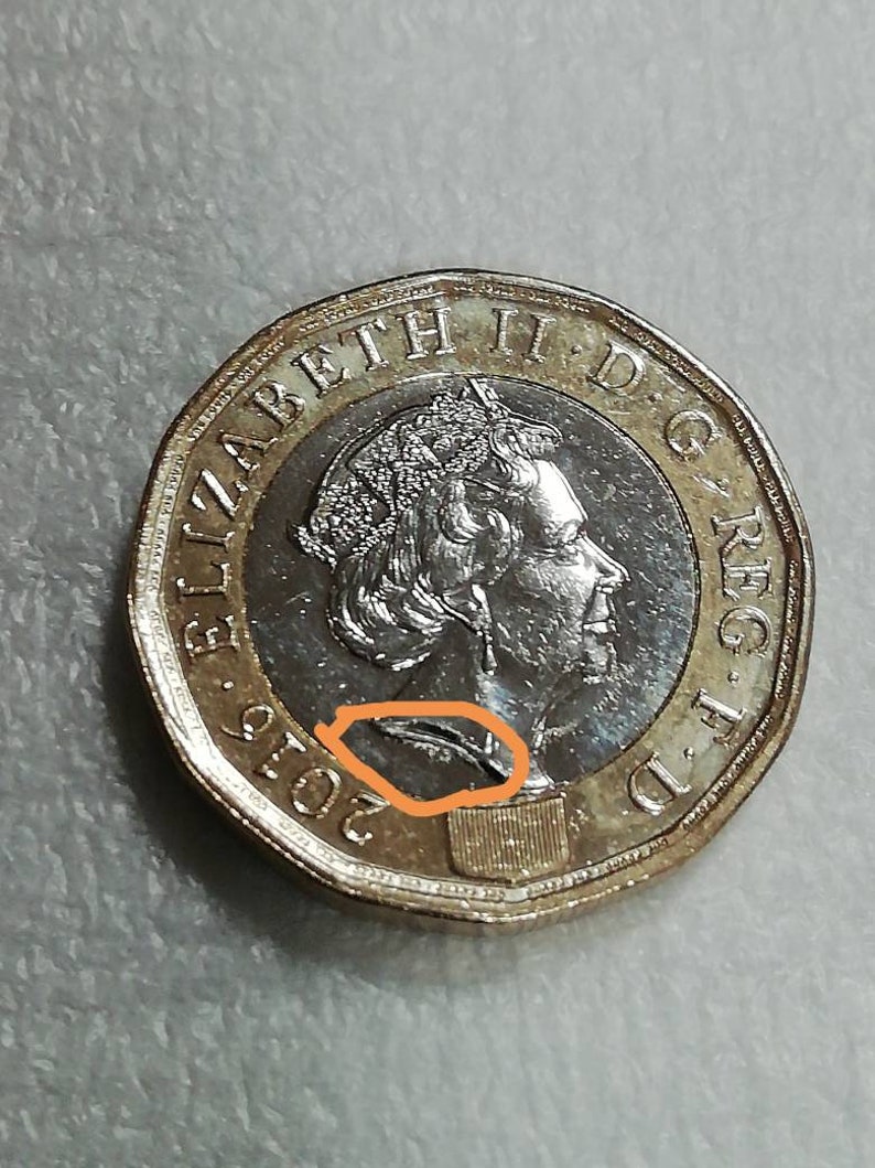 very-rare-minting-error-1-one-pound-coin-2016-unc-2-etsy