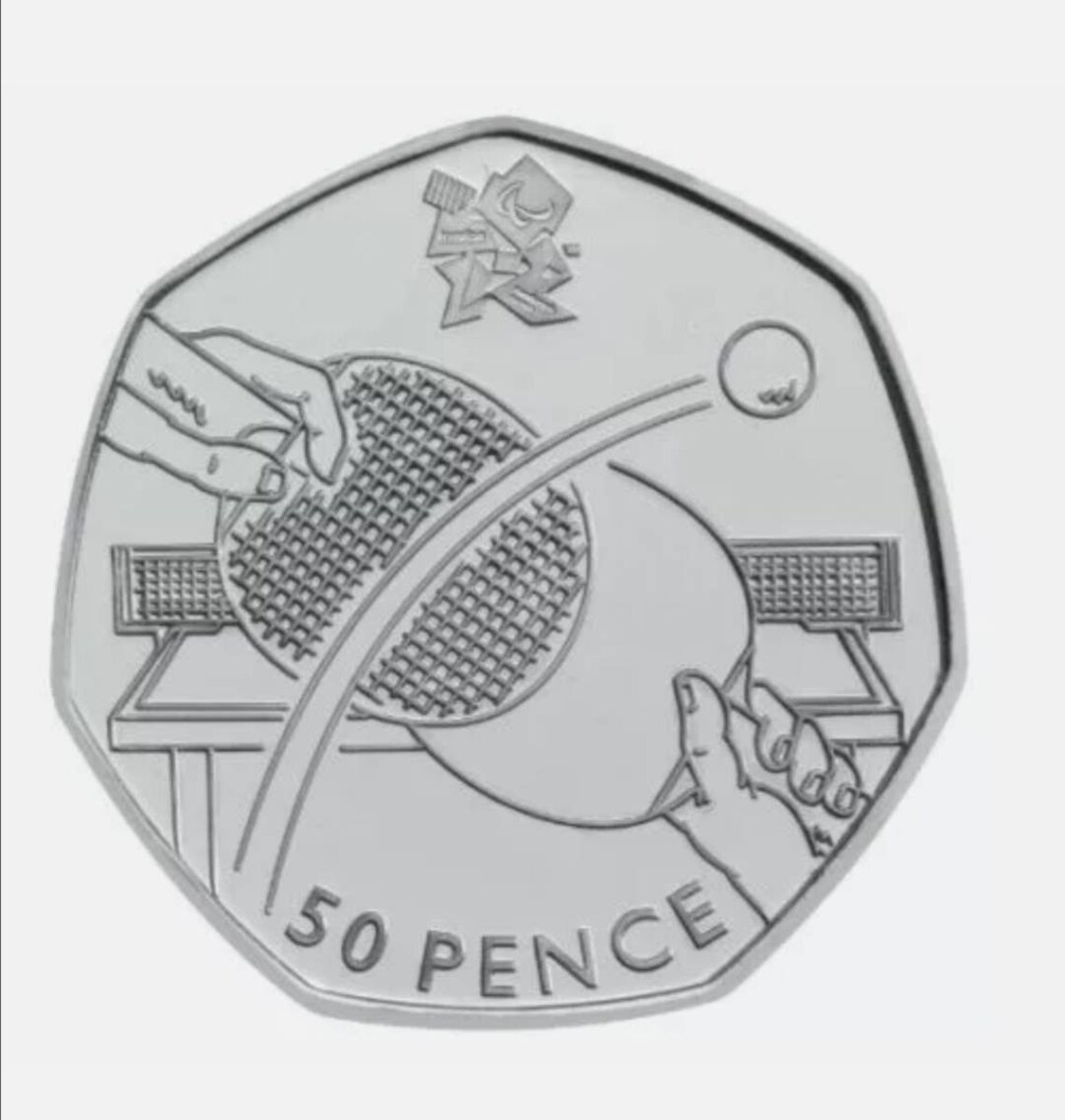 2011 Olympic Table Tennis 50p Uk Etsy