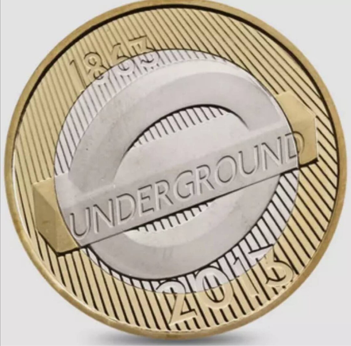 2013 London Underground Roundal 2 Pound