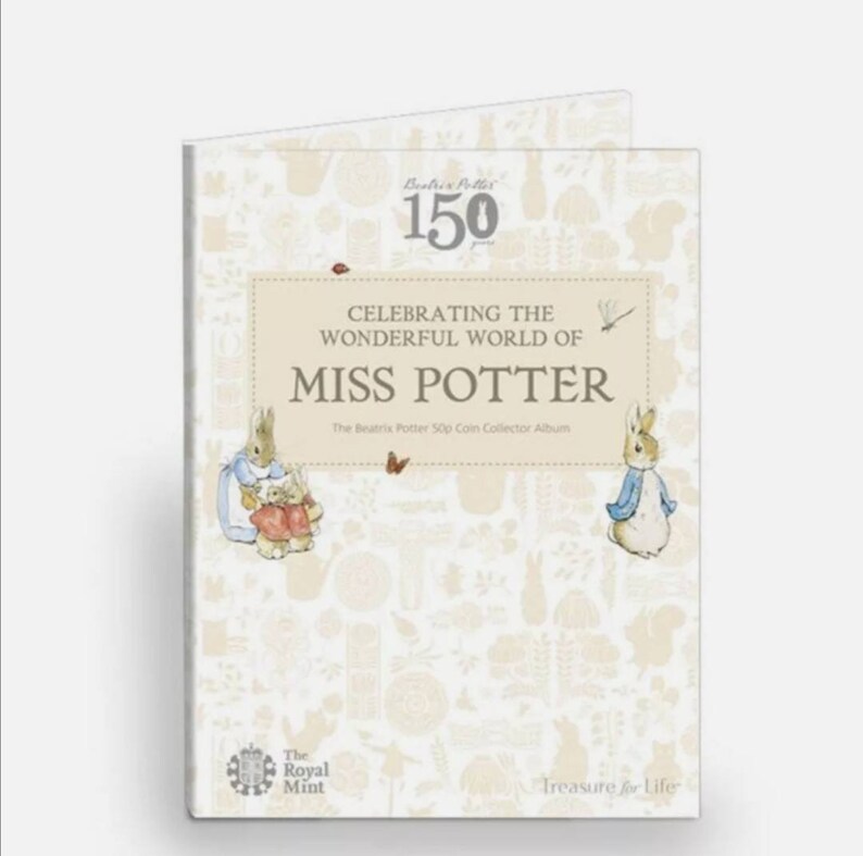 NEW 2016 Beatrix Potter 50p Coin Collector Album OFFICIAL Royal Mint Album 2016