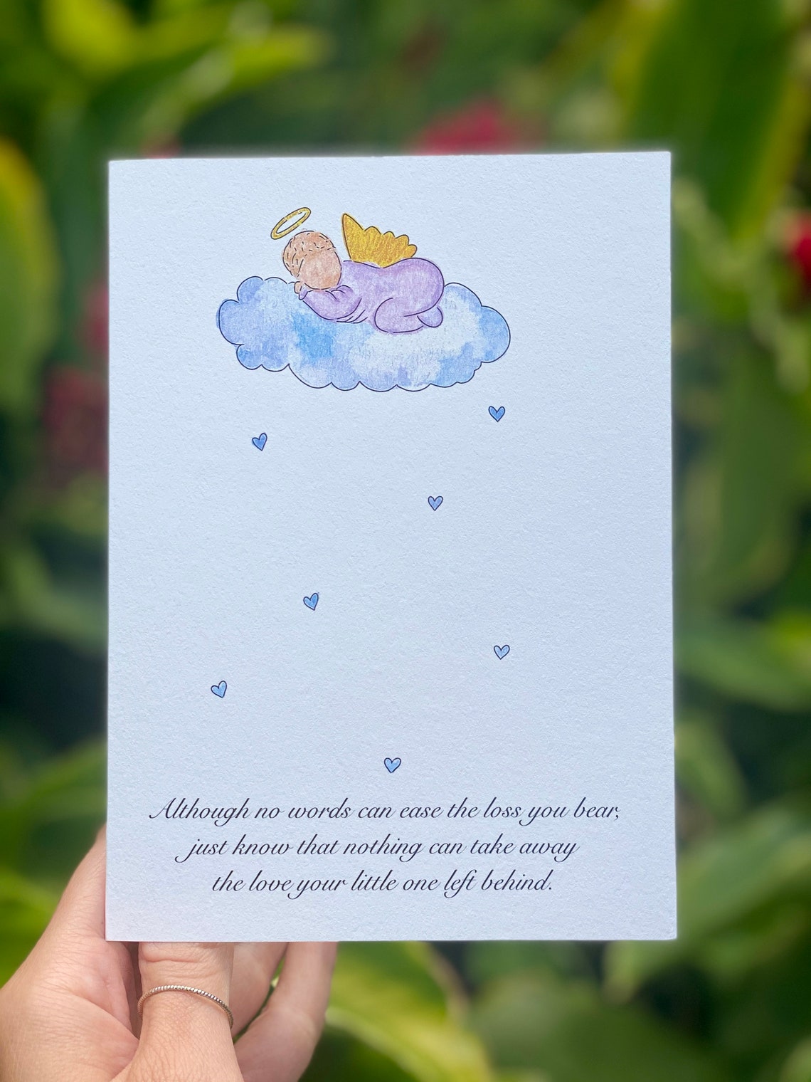 Sympathy Card Baby Miscarriage Card Etsy