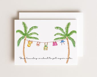 Baby Shower Watercolor Card | Handmade 5x7 Print