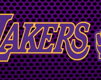 Lakers Plates Etsy