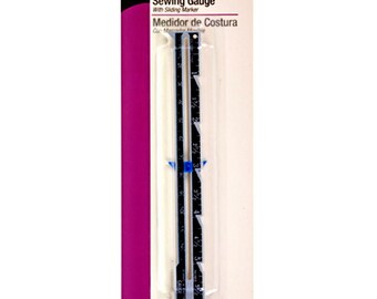 Dritz Sewing Guage with Sliding Marker. Sewing Notions, Quilting Supplies, Ruler