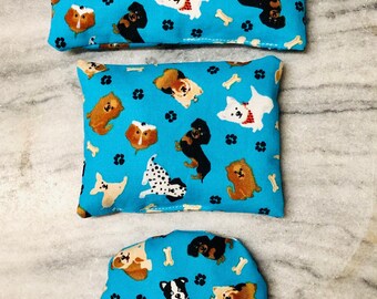 Handmade ouch packs for boo boos, Kids hot and cold bags, rice bags, heating pads, hand warmers.
