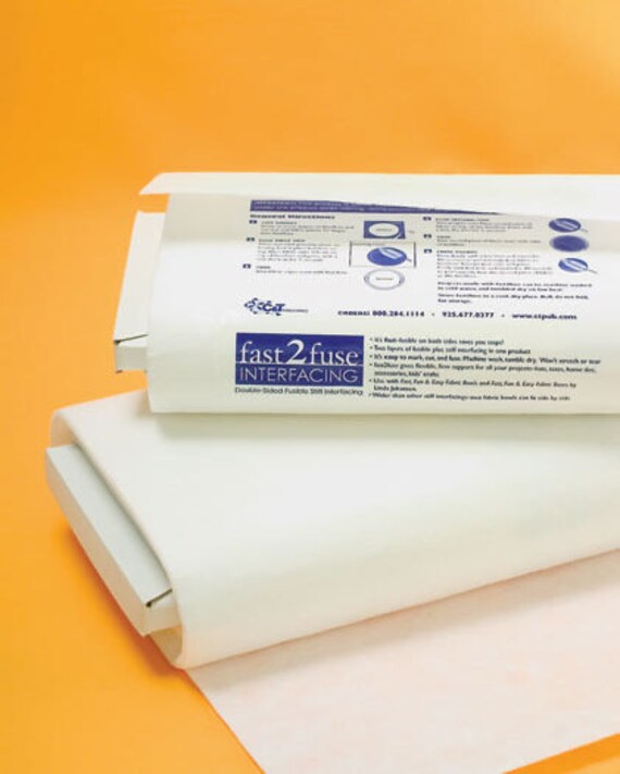 White Fusible Interfacing Stabilizer Fusible on Both Sides Etsy