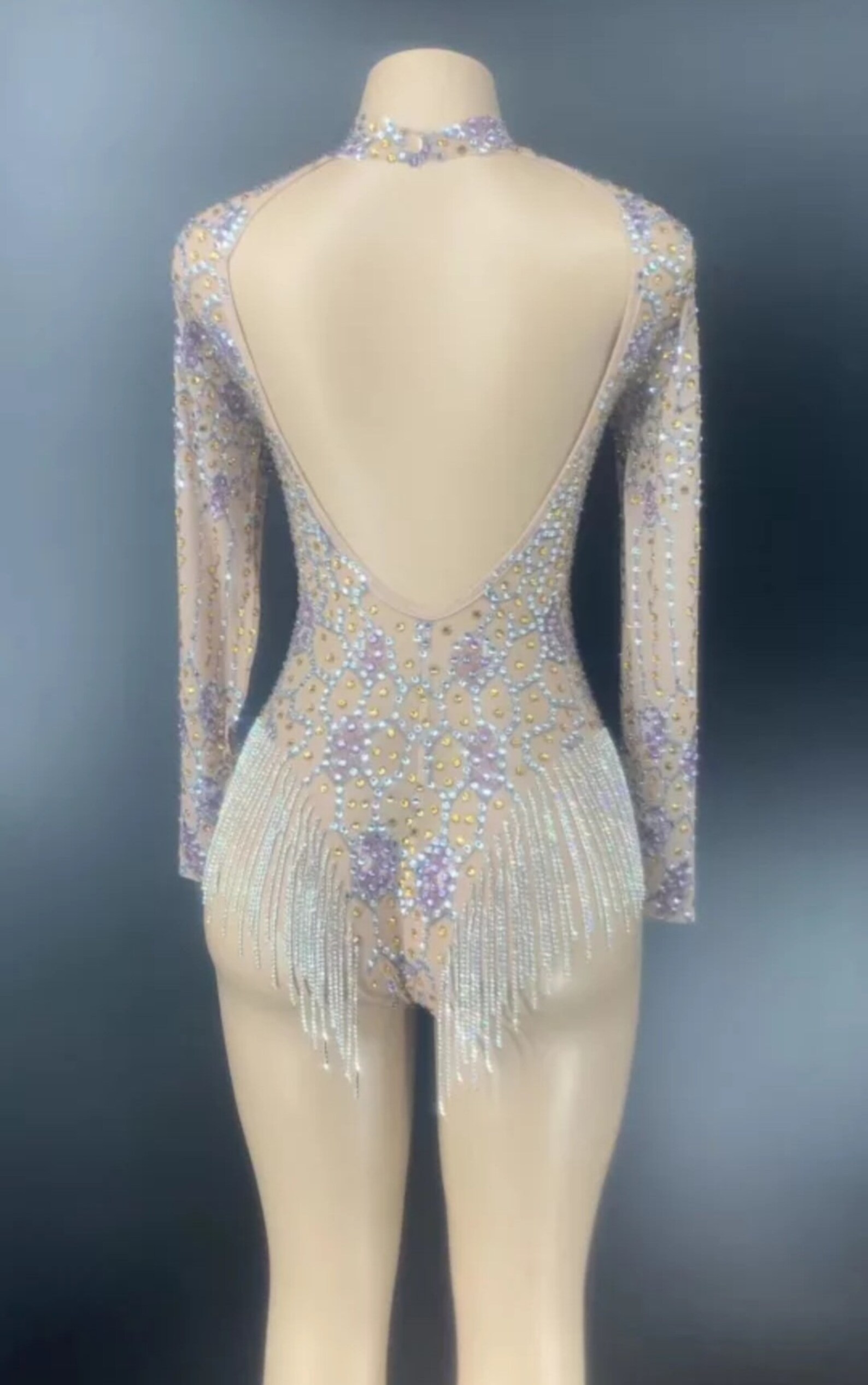 Sparkly Rhinestone Bodysuit Etsy