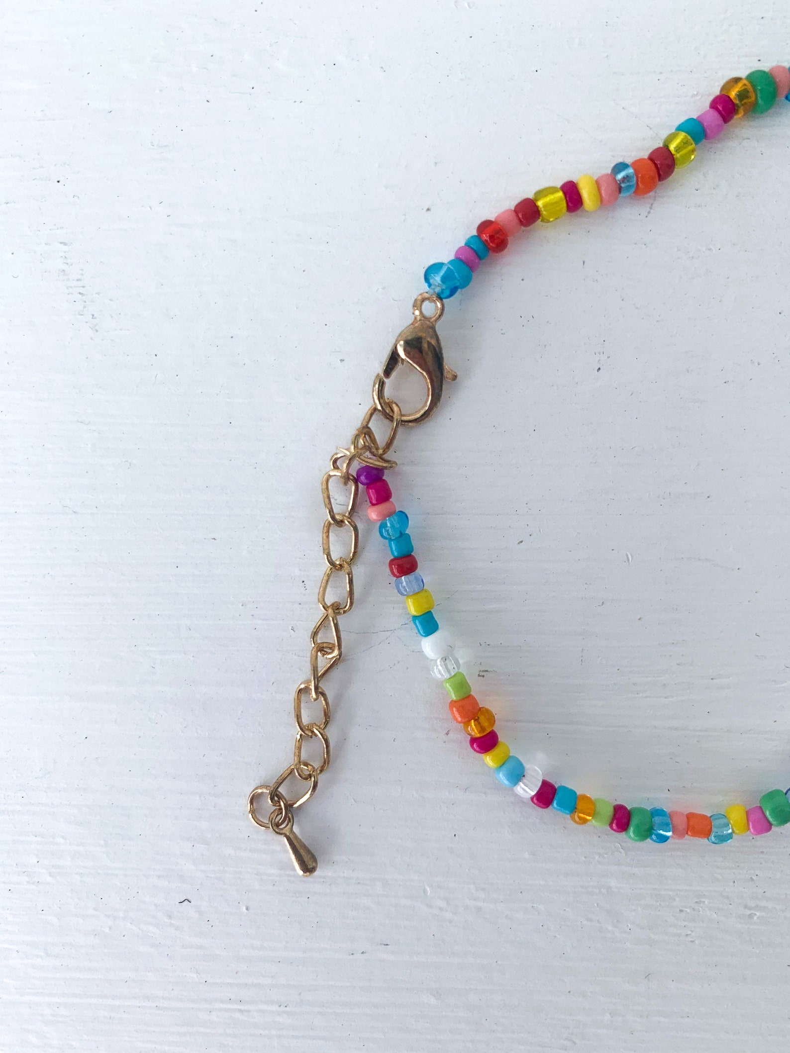 Personalised Name Bead Necklace Handmade Jewellery Beaded Etsy