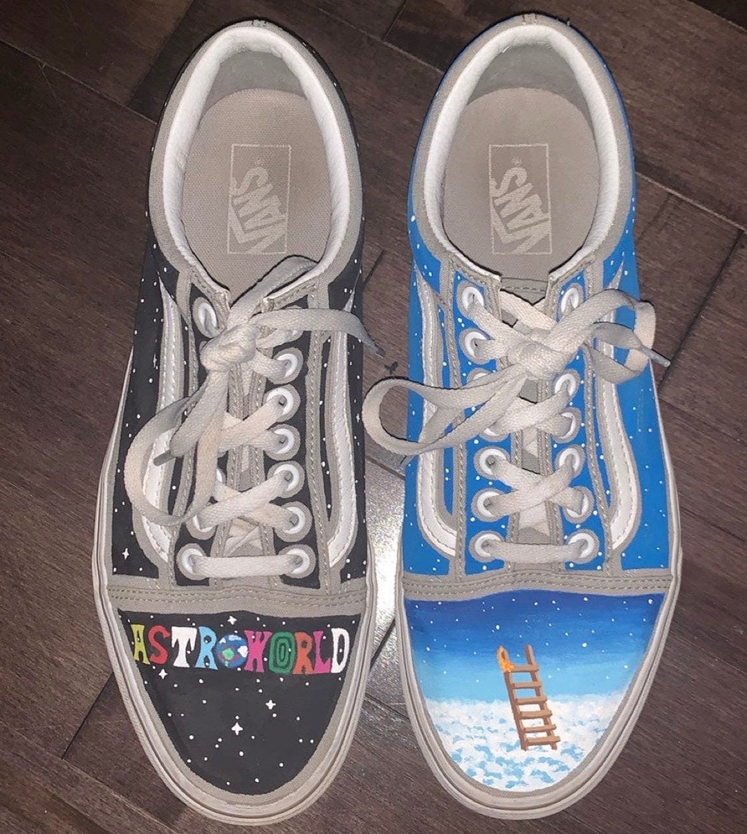 Custom Vans (hand-painted) - Etsy