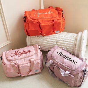 Sac cadeau personnalisé de demoiselle d'honneur, sac de sport pliable, sac de sport pour femme, sac de danse, sac de voyage, cadeau de Noël, cadeau de mariage, sac à broder