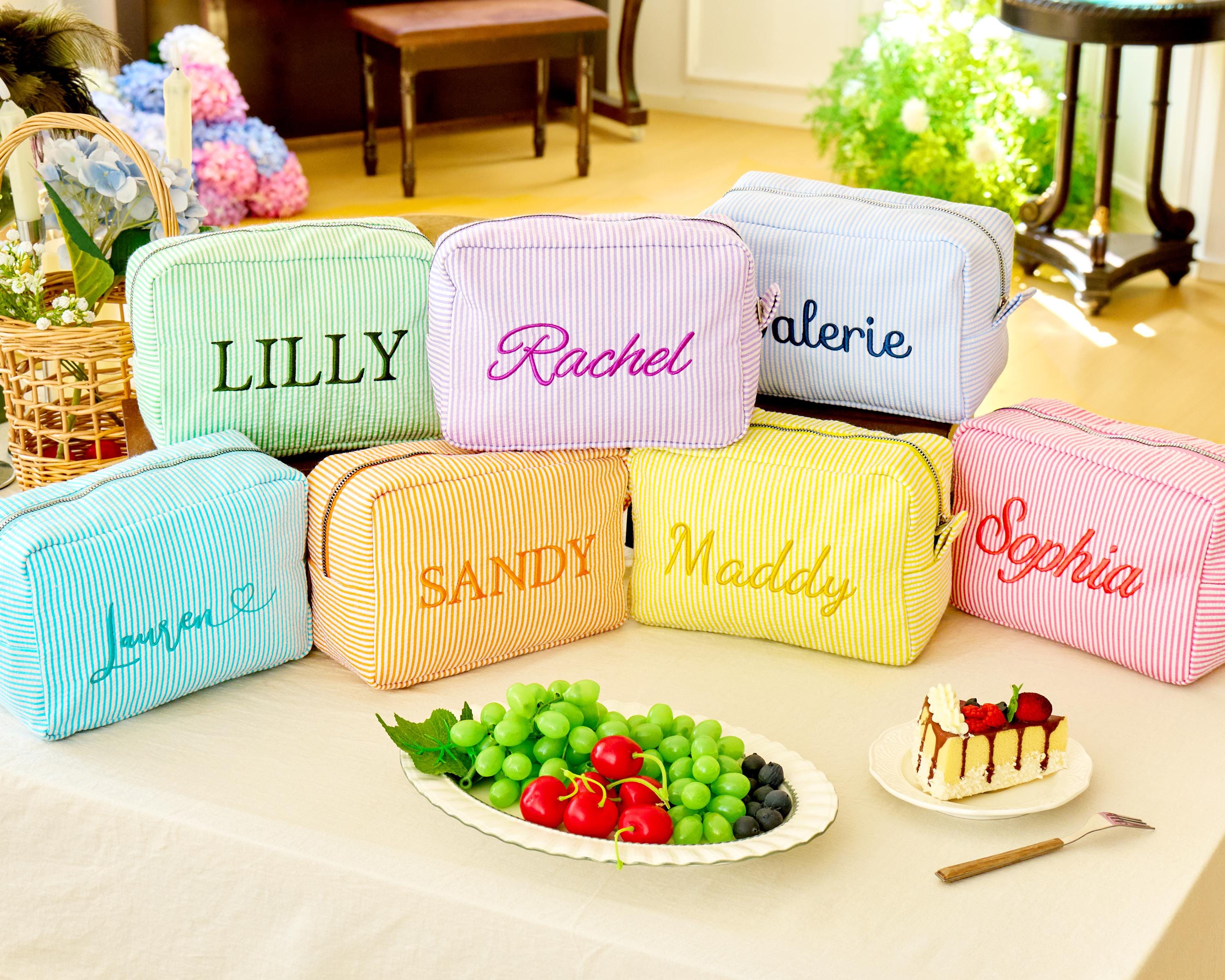 Personalisiertes Make-up-Täschchen Für Stieftochter – Baumwoll-/Leinen, Ca. 25x17 Cm, Geschenkidee