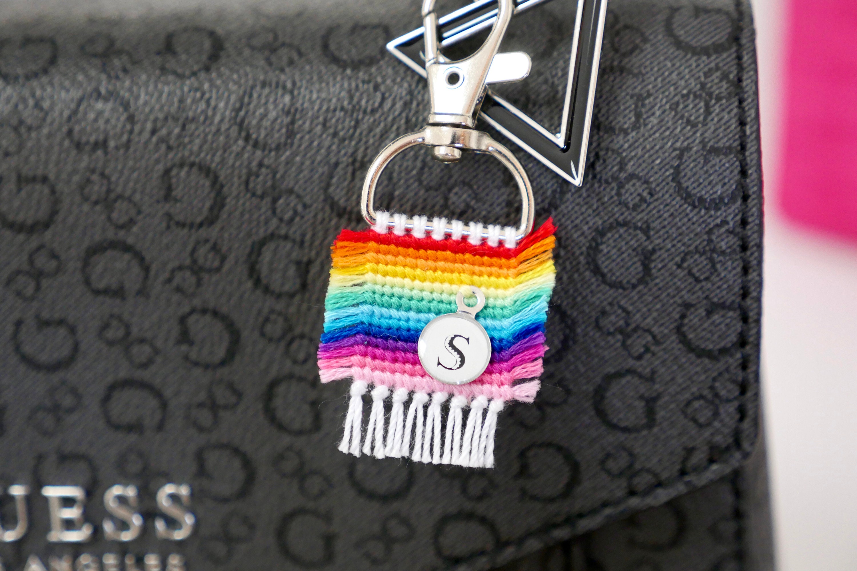 Handgewebte Schlüsselanhänger - Bunte Nylon Seil Bänder Für Handy & Schlüssel