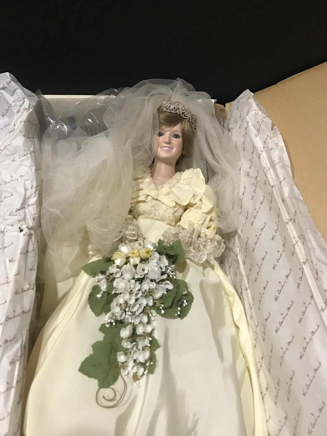 Princess Diana Porcelain Bride Doll Danbury Mint | Etsy
