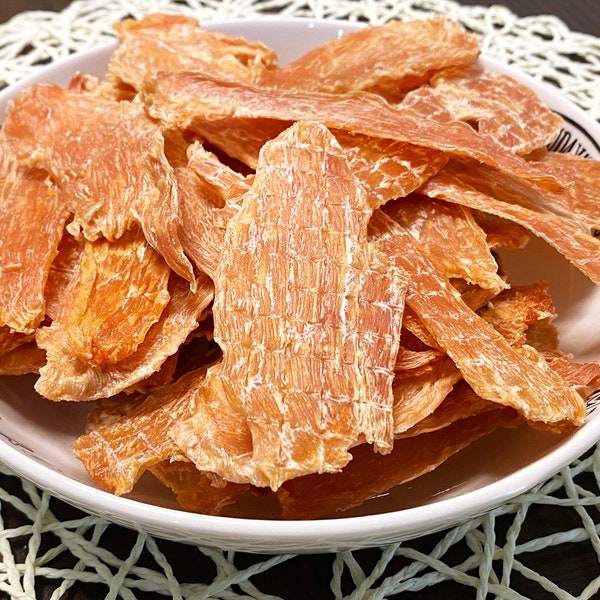 100% Chicken Jerky, Homemade, Natural Healthy Dog Cat Training Treats, 8 hours Dehydrated, Vacuum Sealed Freshness