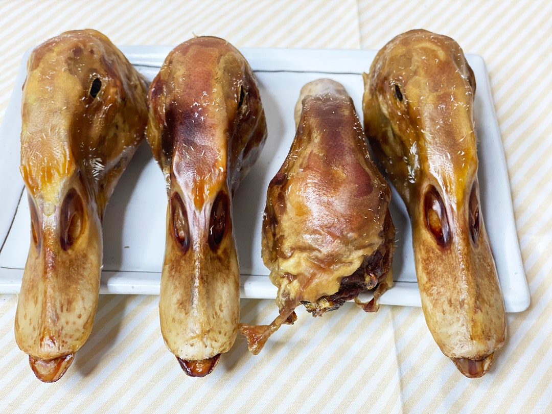 Dehydrated Duck Head, 100 Single Ingredient, Homemade, Natural Healthy