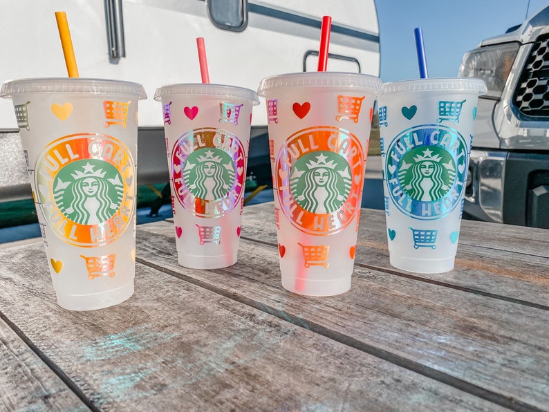 Always Thrifting Starbucks Reusable Venti Cup Thrifting Tumbler reseller personalized cup with name shopping essentials thrift store
