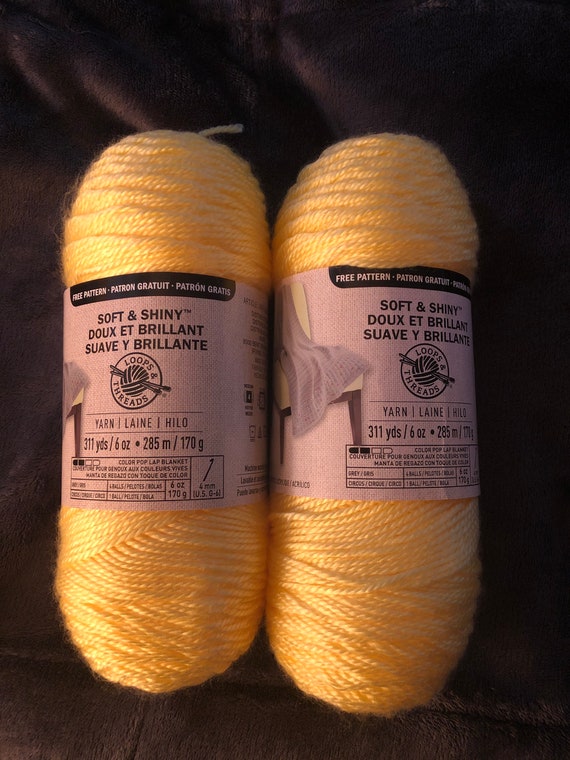 Soft Classic Solid Yarn by Loops & Threads - Solid Color Yarn for