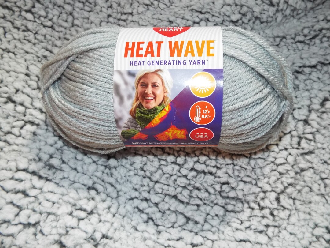 Heat Wave Red Heart Yarn Passport Gray Etsy Canada