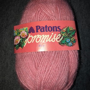 Patons Promise Vintage Garn Pink 7864 Lot 21