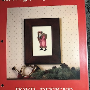 Allegheny Santa Boyd Designs Cross Stitch Pattern