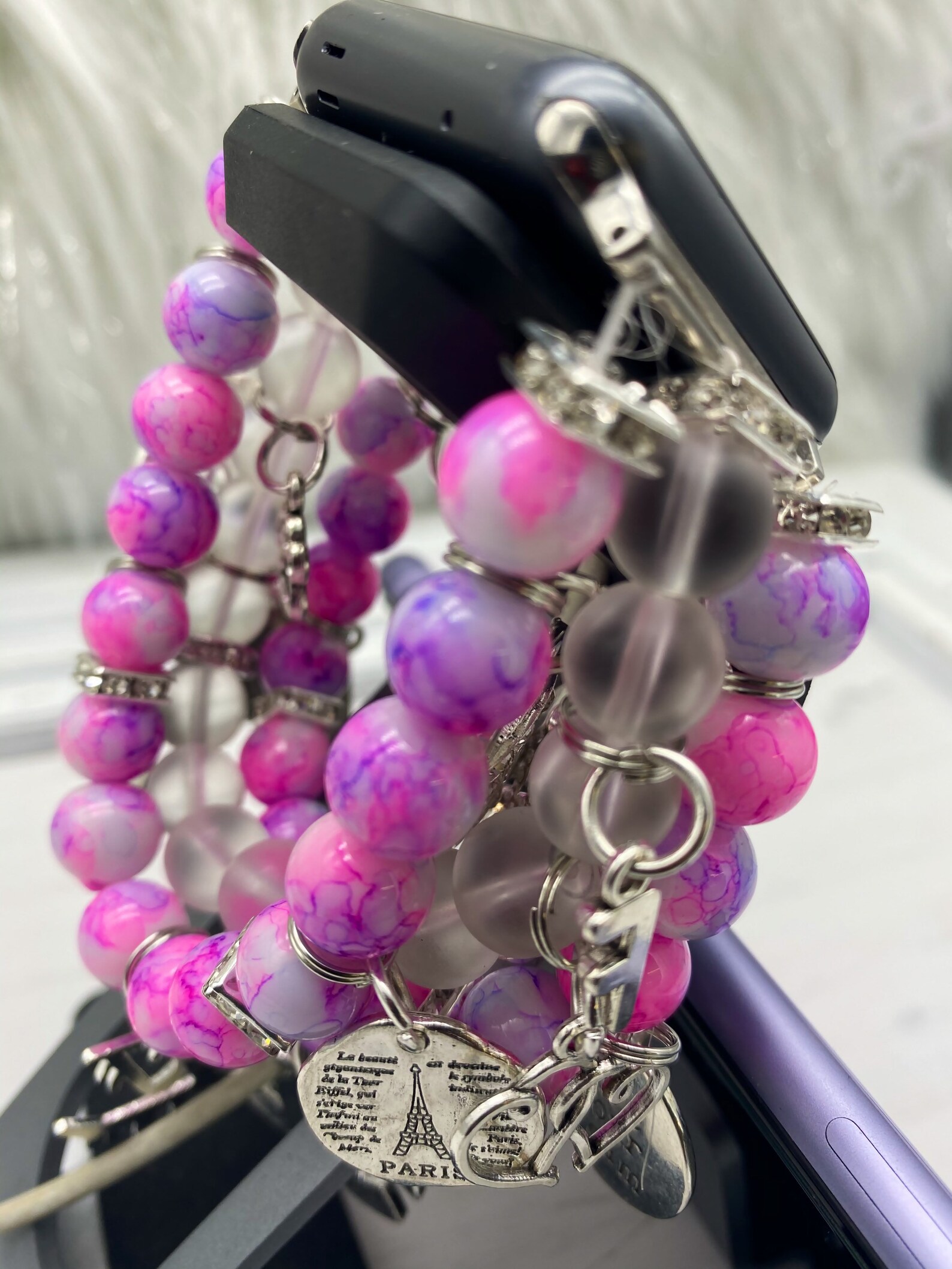 Custom Personalized Luxury Apple Watch Charm Bracelet 3840 Etsy