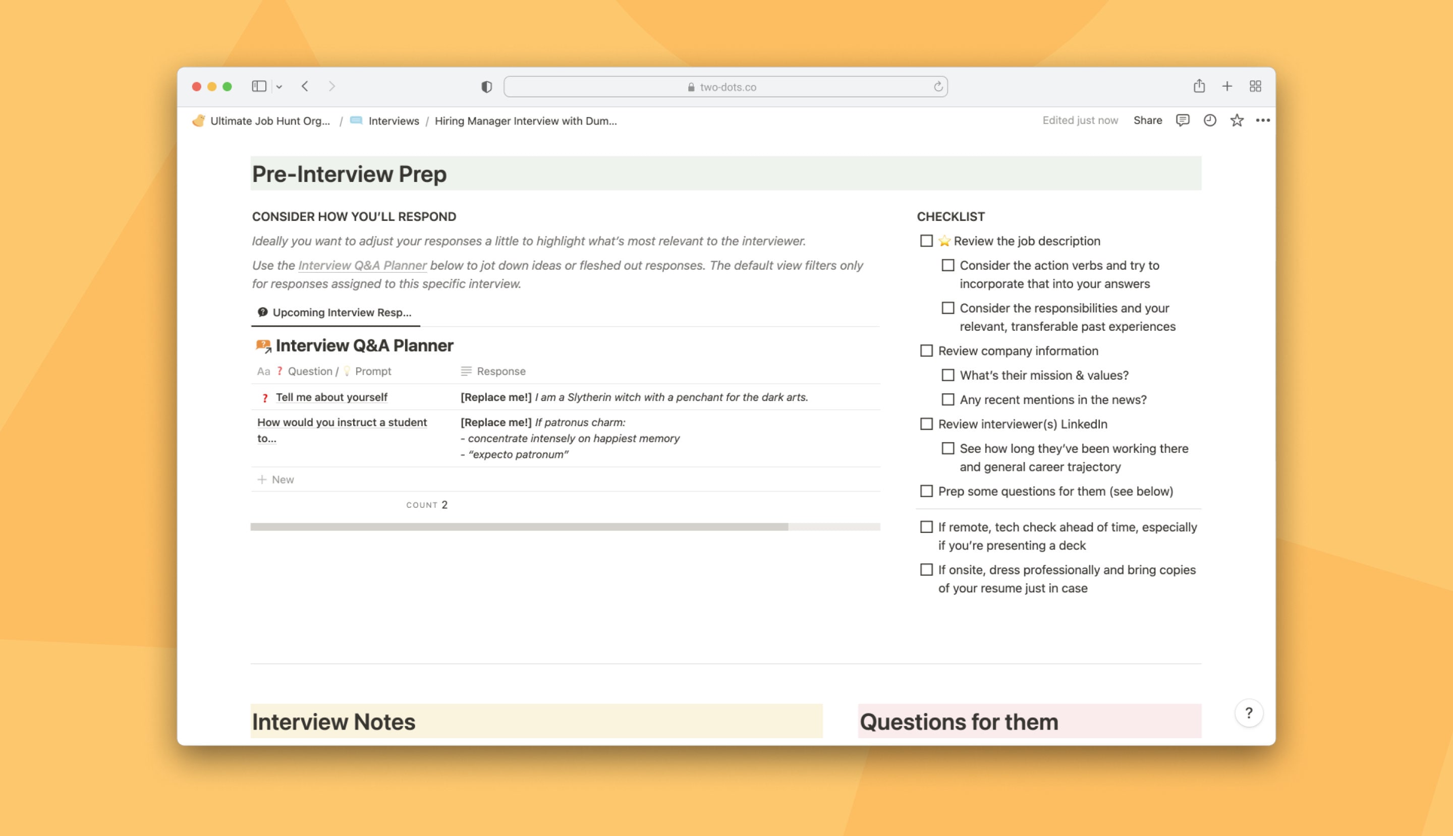 Job Hunt Organizer Notion Template Application Tracker Etsy