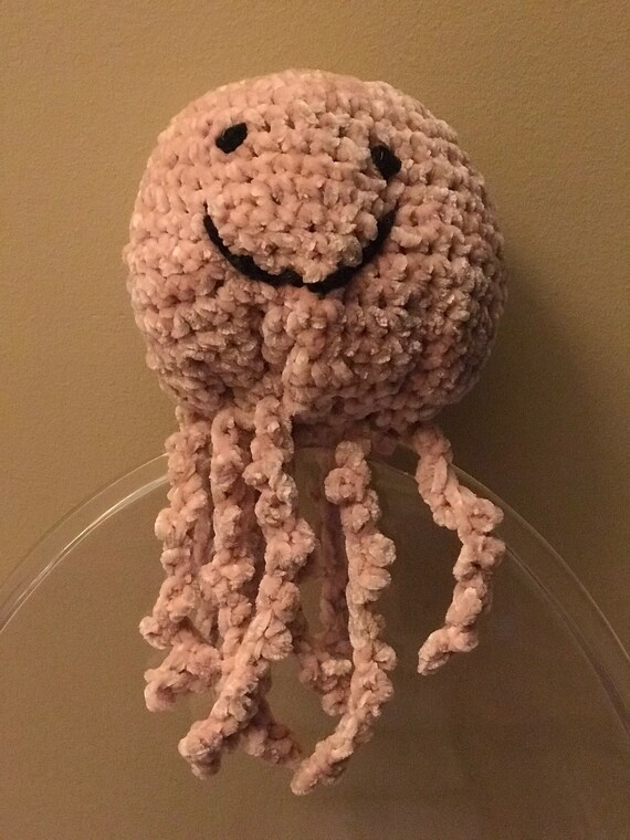 Charming Crocheted Jellyfish Etsy