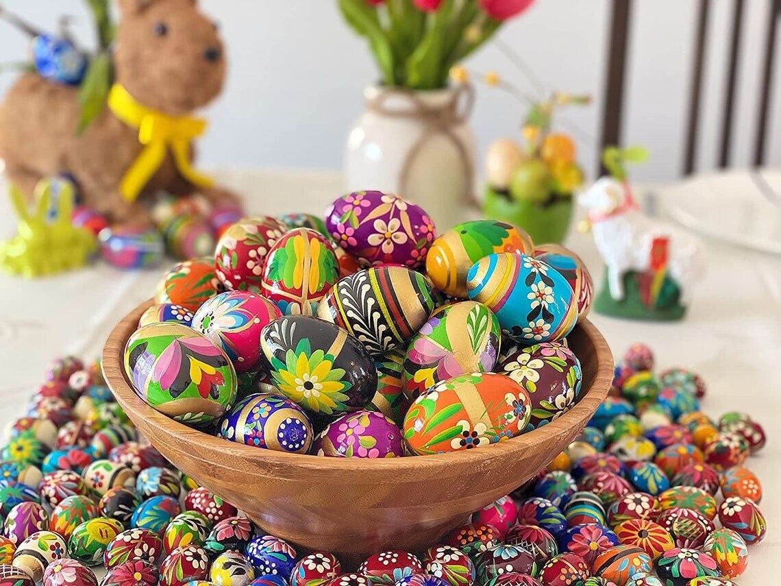 Wooden Easter Eggs 