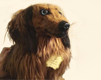 dapple dachshund stuffed animal