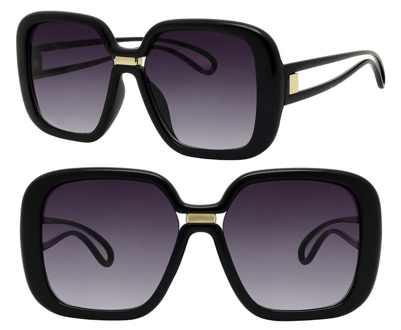 Oversized Square Plastic Sunglasses