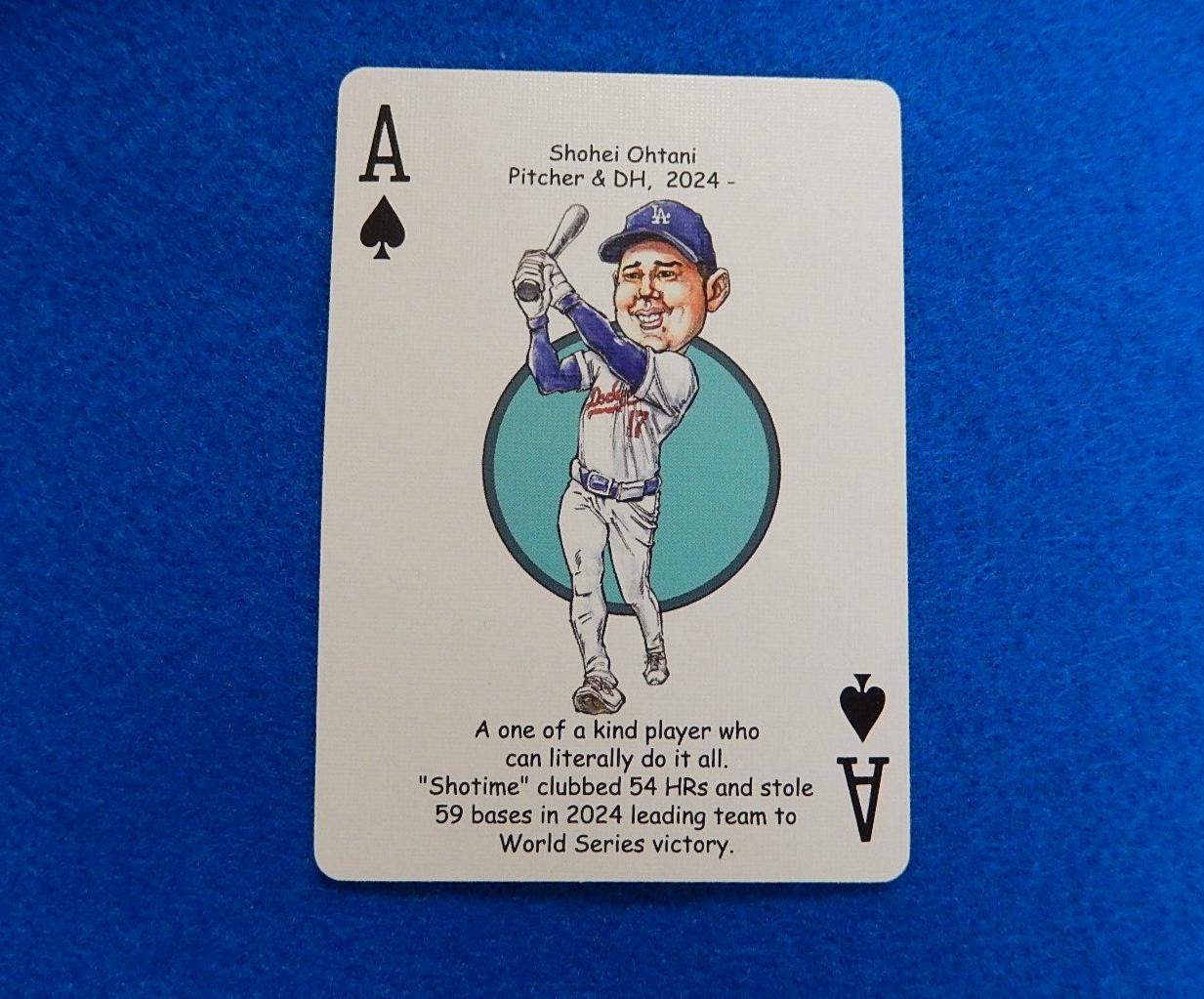 SHOHEI OHTANI 2024 Hero Decks Baseball Ace of Spades Playing