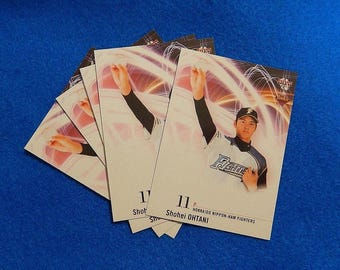 Lot of 5 SHOHEI OHTANI Japanese Pro Baseball ACEO Rookie Cards