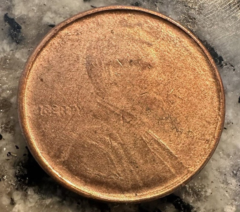 ERROR Coin 1994 Lincoln Penny/cent Struck Thru Grease Error Missing