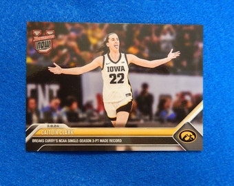 Caitlin Clark Iowa Rookie Bowman Now Basketball Card #63 RC, Near Mint