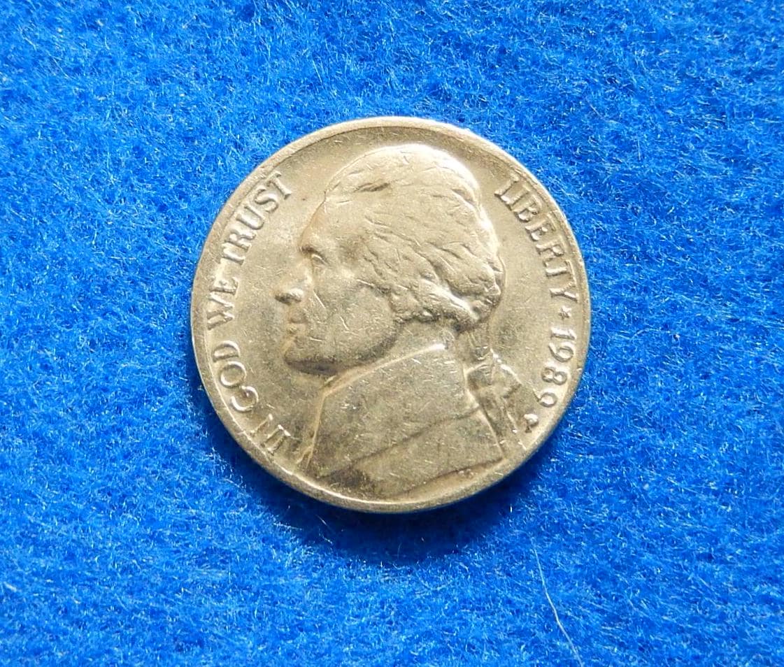 ERROR Coin: 1989-P Jefferson Nickel With Filled P Mint Mark - Etsy