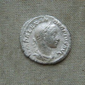 Roman Empire - Severus Alexander - AR Denarius 222-235 AD Ancient Silver Coin