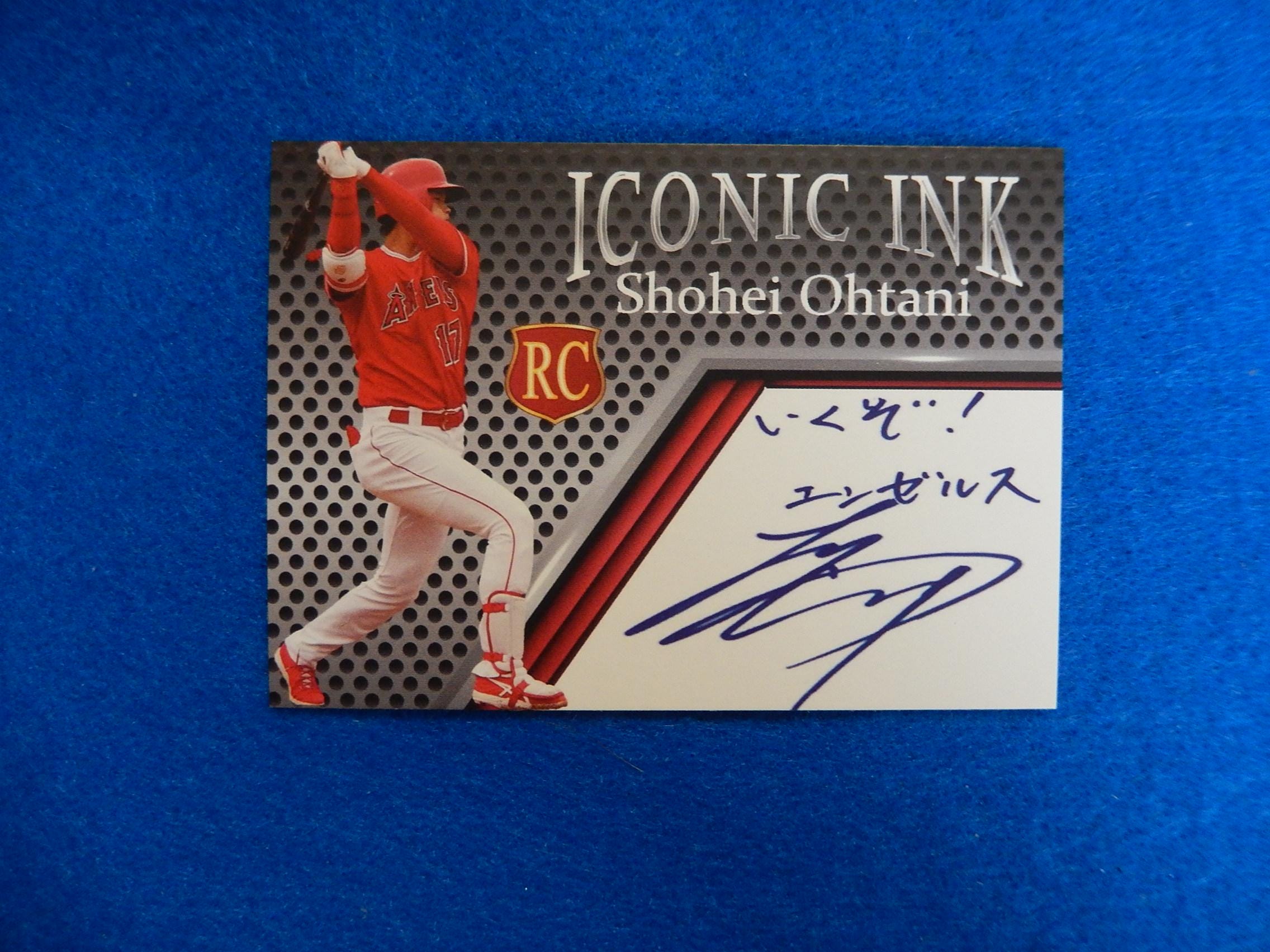 Shohei OHTANI Angels Rookie Card, Iconic Ink With Facsimile