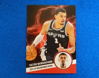 Victor Wembanyama San Antonio Spurs Rookie Card by Hot Shot Prospects, Near Mint